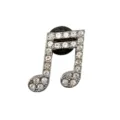 Colgante de zapato nota musical diamantes imitación metal accesorio para zueco - 907-149