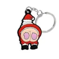 Llavero PVC divertido trasero de Papá Noel, colgante de bolso lindo y regalo festivo. - Papá Noel Divertido (70100-09)