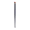 Brocha de maquillaje para ojos profesional con cerdas marrones suaves y un mango negro elegante. - 马毛圆头刷(K014)