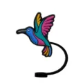 Silicone hummingbird straw cover for Stanley cup, cute dust-proof topper accessory. - 8mm / Hummingbird