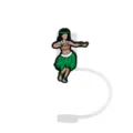 Hawaiian hula dancer silicone straw topper cover for Stanley tumbler dust-proof cute cup accessory. - 8mm / Hula Dancer