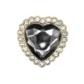 Breloque de chaussure en strass en forme de cœur accessoire de bijou en cristal pour sabots sacs - 907-73