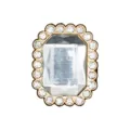 Breloques de chaussures strass cristal boucle de chaussure géométrique métal accessoires - 907-34