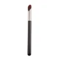 Seamless thumb concealer brush with synthetic fiber bristles and wooden handle for makeup. - Large Thumb Concealer Brush