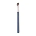 Angled makeup concealer brush with blue handle, precise synthetic fiber for flawless face. - Blue Handle White Bristles Thumb Concealer Brush