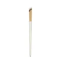 angled concealer brush white wood handle makeup tool synthetic fiber bristle cosmetic tool - Elegant Gold and Jade Thumb Concealer Brush
