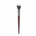 Pinceau maquillage stippling avec manche imitation bois et poils synthétiques et animaux biseautés. - Pinceau pointillé biseauté plat imitation bois de hêtre