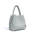 Elegante Damen Umhängetasche aus echtem Leder Beuteltasche für Pendler stilvolle Handtasche - Cattleya-Blau