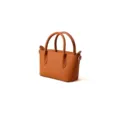 Bolso de mano cuero estilo coreano minimalista bolso cruzado casual para mujer elegante - Marrón