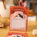 Süße Cartoon Katze Haftnotizen Notizblock mit 30 Blatt niedliche Schreibwaren für Schüler - 30 Blatt/Block / Chestnut Meow