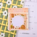 Cute cartoon sticky notes memo pad kawaii autumn capybara design stationery for students desktop - Autumn Kapybara