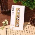 Metall Panda Lesezeichen Lineal, niedliches kreatives Kulturgeschenk fuer Buchliebhaber. - Persimmon-Glück Boxset