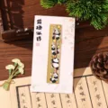 Metal panda ruler bookmark Chinese style cute creative student stationery gift office - Bright Future Style