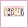 Jolis blocs-notes adhésifs chat onglets d'index papeterie avec carte de support 180 pcs - Spectacle de Scène / 180 Pièces/Paquet