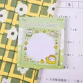 Cute green cartoon bear sticky notes memo pad 30 sheets sticky notes school office stationery supplies - Summer Bear