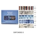 Set de ruban adhésif Washi vintage esthétique pour carnet décoratif loisirs créatifs DIY - Style Rétro(SDRT240502-5)