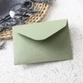 Olivgrüner Papierumschlag im frischen Stil Briefpapier Hochzeit Glückwunschkarte Umschlag - Avocadogrün Umschlag 1 Stück