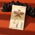 Marque-page en métal creux de style chinois avec pendentif chaîne, cadeau culturel vintage pour lecture. - Chevaucher Les Vagues