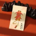 Classique style chinois métal poisson-rouge marque-page pendentif cadeau souvenir beau - Le succès vous attend