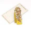 Elegantes chinesisches Messing Lesezeichen mit Phönix und Quaste als kreatives Geschenk. - Phönix auf Pflaumenzweig (Januar)