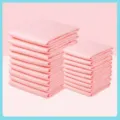 Thickened Pink Pet Pee Pad Rabbit Diaper Leak Proof Absorbent Pet Supplies Multiple Styles - Pink Thickened S 100 Pcs