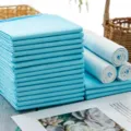 Empapadores desechables para mascotas perros gatos, pañales absorbentes azules de adiestramiento. - 80*90 modelo regular 50 uds