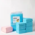 Disposable pet pee pads thick super absorbent dog training mats blue and pink variants - Size S Trial Pack - 33x45 cm, 20 Pieces
