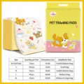 Disposable pet training pads, super absorbent puppy pee pads with cute cartoon prints for dogs. - Size M Trial Pack 45x60cm 10 Pcs