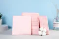 Empapadores de entrenamiento desechables para mascotas, almohadillas rosas super absorbentes. - Talla M 50 Pcs / Rosa