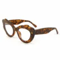 Tortoiseshell frame clear lens fashion cat eye glasses for women and men trend eyewear - M6181 Tortoiseshell Frame Clear Lenses