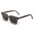 Heren zonnebril vierkant montuur donkergrijs grijs gepolariseerde lenzen streetwear stijl - Donkergrijs Frame Grijze Lens