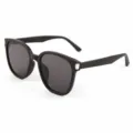 Gafas de sol oversize estilo coreano mujer montura negro mate lentes grises UV chic - KMS818060 Montura negro mate con lentes grises