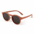 Kinderen siliconen ronde montuur zonnebril schattige outdoor anti-UV gepolariseerde baby oranje - 2-5 Jaar / Oranje