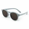 Lunettes de soleil rondes en silicone pour enfants, protection solaire extérieure anti-UV. - 2-5 Ans / Vert