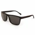 Heren sport zonnebril outdoor fietsen UV400 autorijden zwart montuur met grijze glazen - WP50-1 Zwart montuur rode veren grijze lenzen