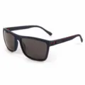 Men's outdoor sports cycling sunglasses with blue frame, red temples and grey UV protection lenses. - WP50-1 Blue Frame with Red Temples and Grey Lenses