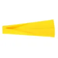 Effen kleur sport hoofdband yoga zweetband elastisch fitness haarband hardlopen - Geel