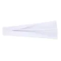 Weißes Sport Stirnband Detail, elastisches schweißabsorbierendes Fitness Yoga Haarband Nahaufnahme. - Weiß