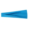 Blaues Sportstirnband, elastisches, schweißabsorbierendes Fitness Yoga Haarband für das Laufen. - Seeblau