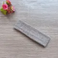 Grijs sporthoofdband, zweetabsorberende katoenen haarband voor yoga, hardlopen en gezichtsreiniging. - Grijs