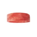 Red tie dye sports headband detail, elastic cotton hair band for yoga and fitness workout. - Tie-Dye #5