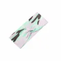 Gekruiste haarband met pastelkleurige camouflagedruk, stijlvolle zweetabsorberende yogaband. - Camouflage #2