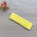 Yellow terry cloth sports headband, sweat-absorbing yoga hair band for fitness and running. - Golden Yellow