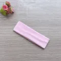 Pink terry cloth sports yoga headband, soft absorbent hair hoop for fitness and running. - Light Pink
