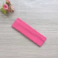 Pink sports headband, sweat-absorbent yoga hair band for fitness, running and face washing - Rose Red