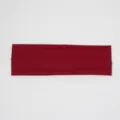Solid Color Athletic Sports Headband Yoga Elastic Hairband Wine Red Variant Choice - Burgundy