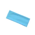 Solid Color Light Blue Knitted Headband Elastic Sports Hair Band for Fitness Workout - Sky Blue