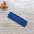 Blue sports headband for yoga and fitness, sweat-absorbing cotton hair band for running. - Sapphire Blue