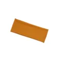 Mustard yellow knit headband, elastic sports hair band for daily fitness and stylish wear. - Yellow