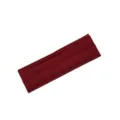 Wine Red Solid Elastic Yoga Headband For Sports Fitness Running Sweat Absorbent Hair Band - Burgundy